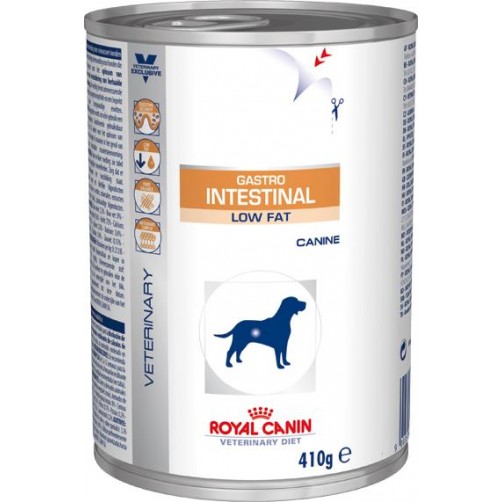 کنسرو  رویال کنین مخصوص سگ مبتلا به بیماری های گوارشی/ 410 گرم/ Royal Canin Gastro Intestinal Low Fat - Can